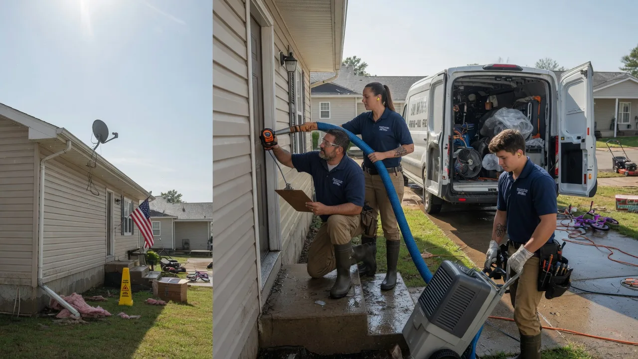 Ceiling Water Damage Restoration in Calliham, TX near me